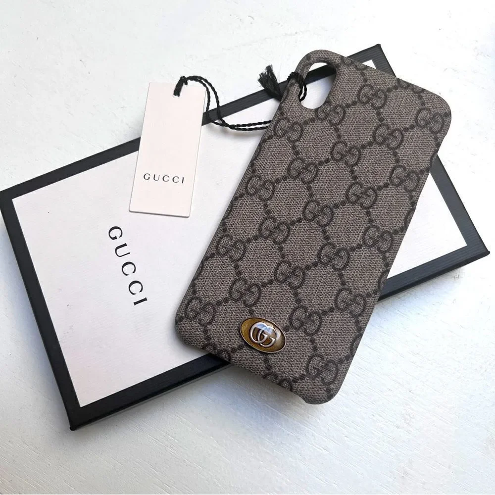 GUCCI GG Supreme Monogram Ophidia iPhone X/ XS Case NWT